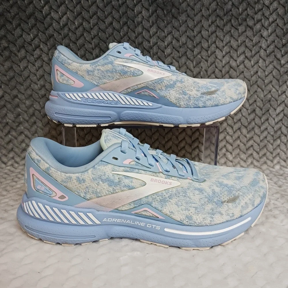 Brooks Adrenaline GTS 23 Blue Open Air Women's Walking Running Shoes Size 9